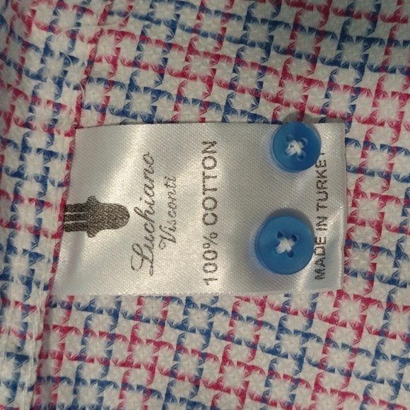 LUCHIANO VISCONTI Button Down Shirt XXL  NWOT - Picture 6 of 6